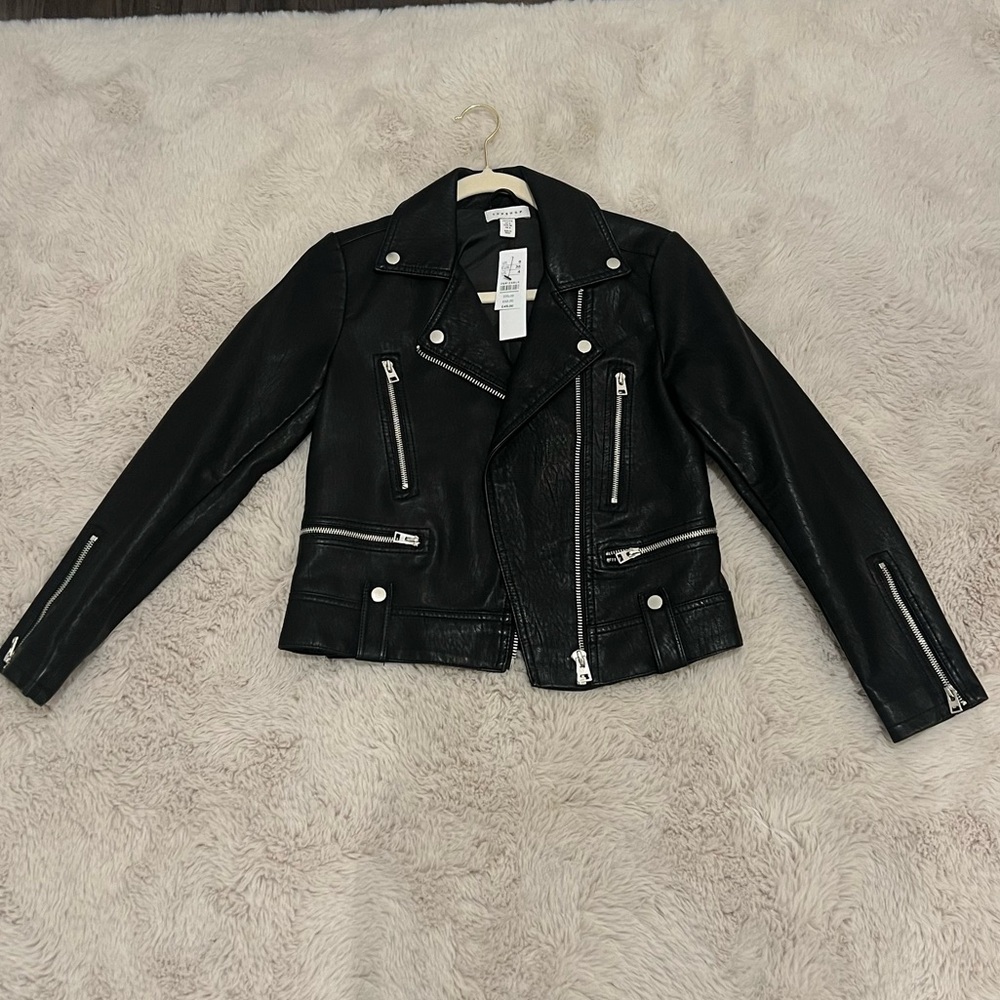 NWT Topshop Moto Jacket - Size 4 Petite